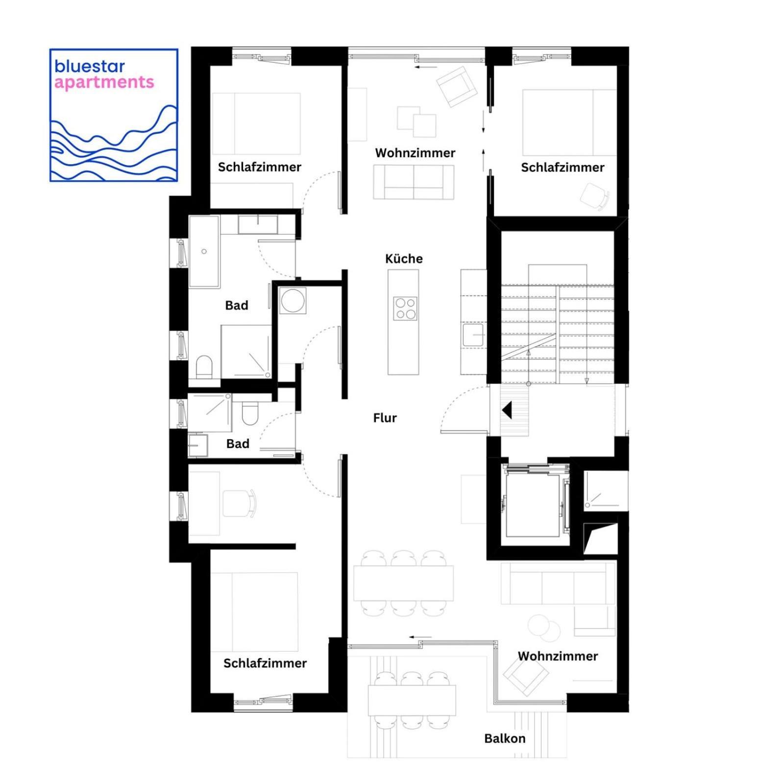 Bluestar Apartments Am Storkower See Inkl Badesteg Und Gartensauna Storkow  Bagian luar foto